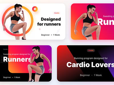 Unused banners prototype for a fitness product part-3 bodybuilder boxing cardio diet equipment gym healthy healthy lifestyle healthyfood icon illustration neel nutritionmuscle prakhar protein running sharma sports wellness workout