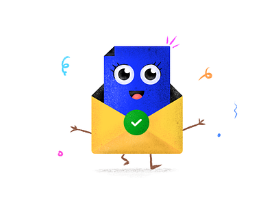 Illustration for VERIFY YOUR EMAIL screen