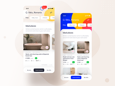 RentApp employees search versions by Prakhar Neel Sharma on Dribbble