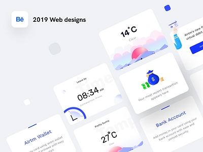 2019 Web designs collection on Behance app cards dashboard icons illustration india neel payment prakhar sections sharma sketch ui ux wallet web webdesign website website design xd figma sketch