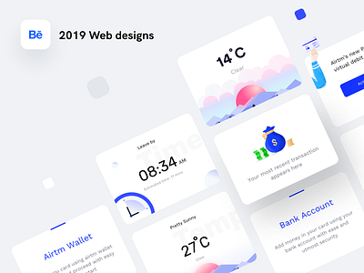 2019 Web designs collection on Behance