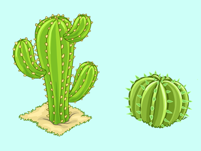 Cacti app cactus cartoon cute game ios