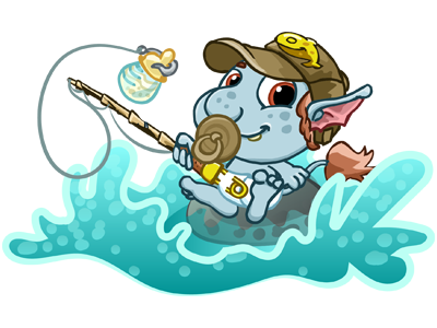 Baby Troll fishing