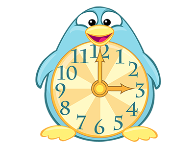 Penguin clock