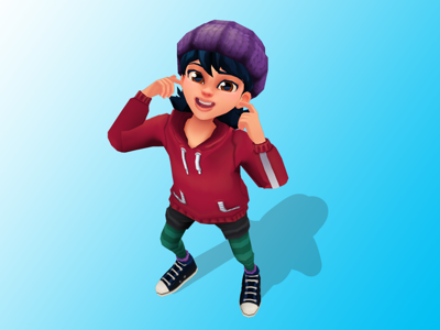 Kid 3d character design maya teen