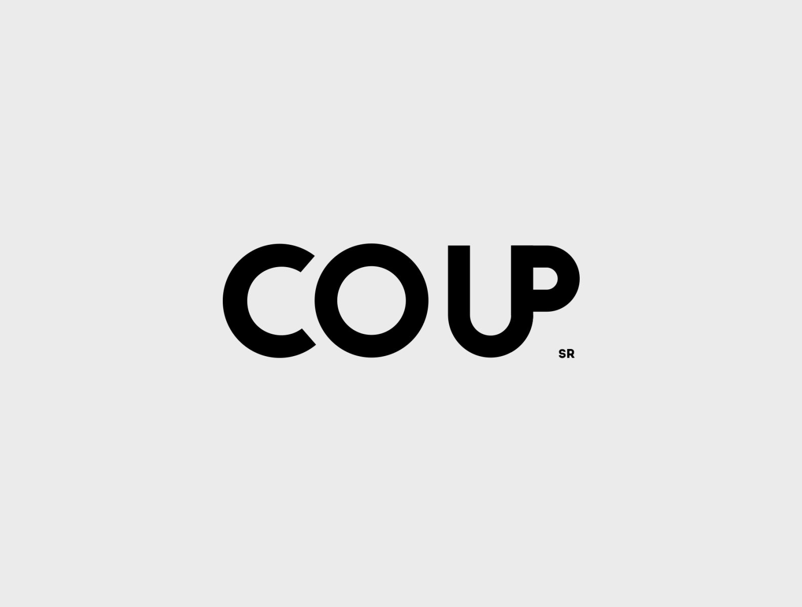 Coup coup coup logo design home logo text text coup texture textures type typography uiux ux vector word word of coup