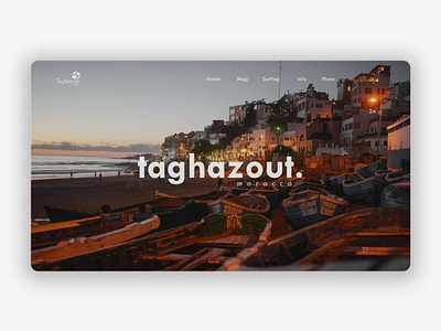 Taghazout bay design home srufing surf taghazout typography ui uiux ux web web srurf website