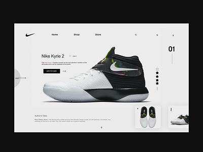 Nike Kyrie 2 fun home icon logo nike nike air nike air max typography ui uiux ux web website