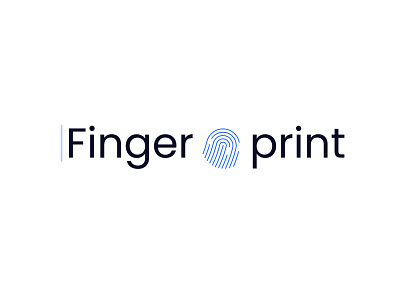 fingerprint fingerprint fingerprints flat icon illustration logo logo design logo designer logo fingerprint logo mark logos typography vector