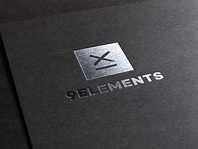 The new 9elements logo logo print
