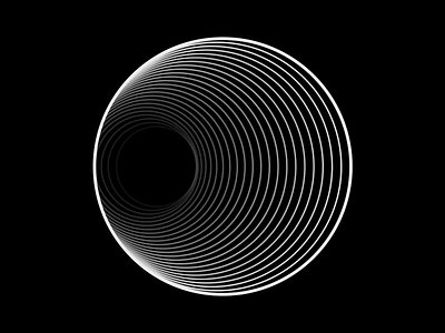 Wormhole + Rotation aftereffects design expressions minimal