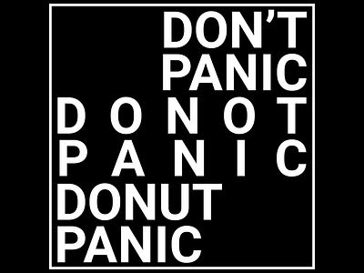 Donut Panic aftereffects design expressions minimal ui ux vector
