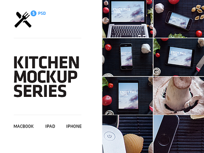 Dribbble cooking family ipad mini iphone kitchen macbook pro mock up mock ups mockup responsive series set