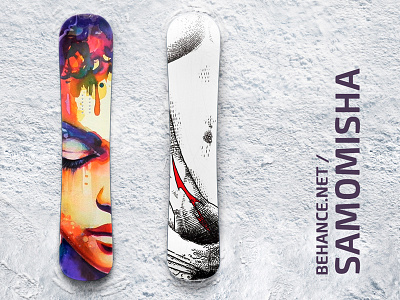 Snowboard Mockup for Free branding display extreme free identity mock up mockup mockups snowboard snowboarding staff