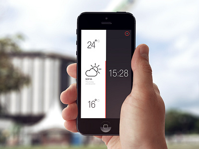 Weather and Time2 app time ui weather