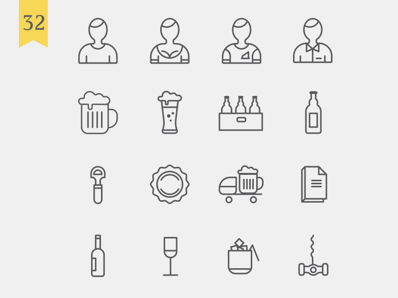 Free Bar Icons app bar clean drink drinks flat food freebies icons simple vector