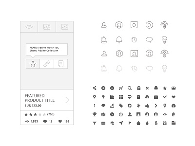 Free 230 Wireframe Icons app clean dashboard free freebies icons profile shape simple user wireframe