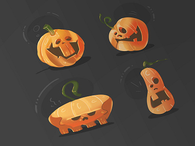 Mad Pumpkins character digital drawing fun halloween mad pumpkins sketch