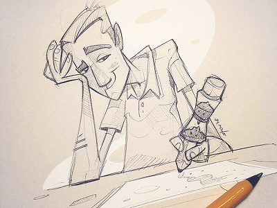 Art Deadline art cartoon character characterdesign deadline drawing fun pencil sketch speed spovv