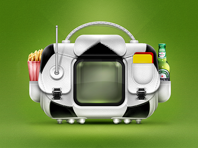 Football Fan Bag bag fan football icon illustration photoshop tv