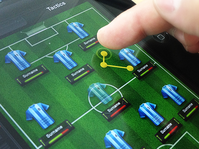 Soccer Tactics app football interface manager player soccer stadium tactics
