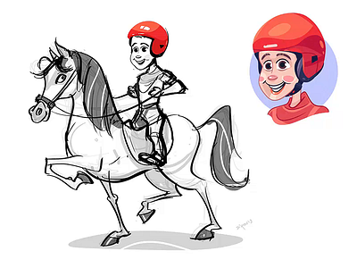 Avatar Process avatar cartoon character characterdesign coloring drawing friend fun horse illustration process sketch spovv