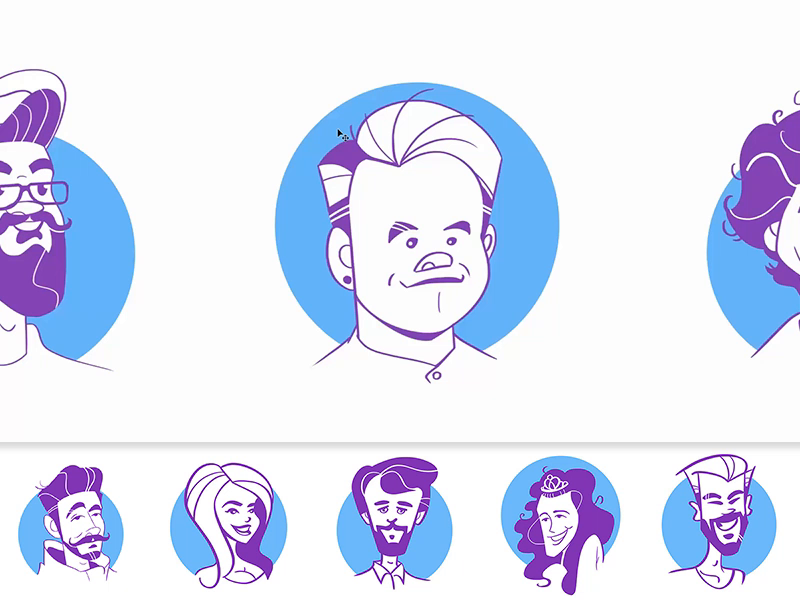 Social Avatars 20%Off custom avatar network social avatar coloring process cartoon spovv illustration sketch characterdesign drawing fun character