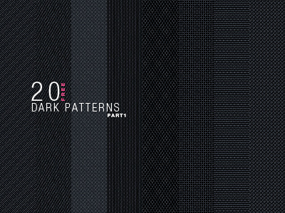 20 Dark patterns - 1 dark free freebies pat patterns photoshop psd style textures