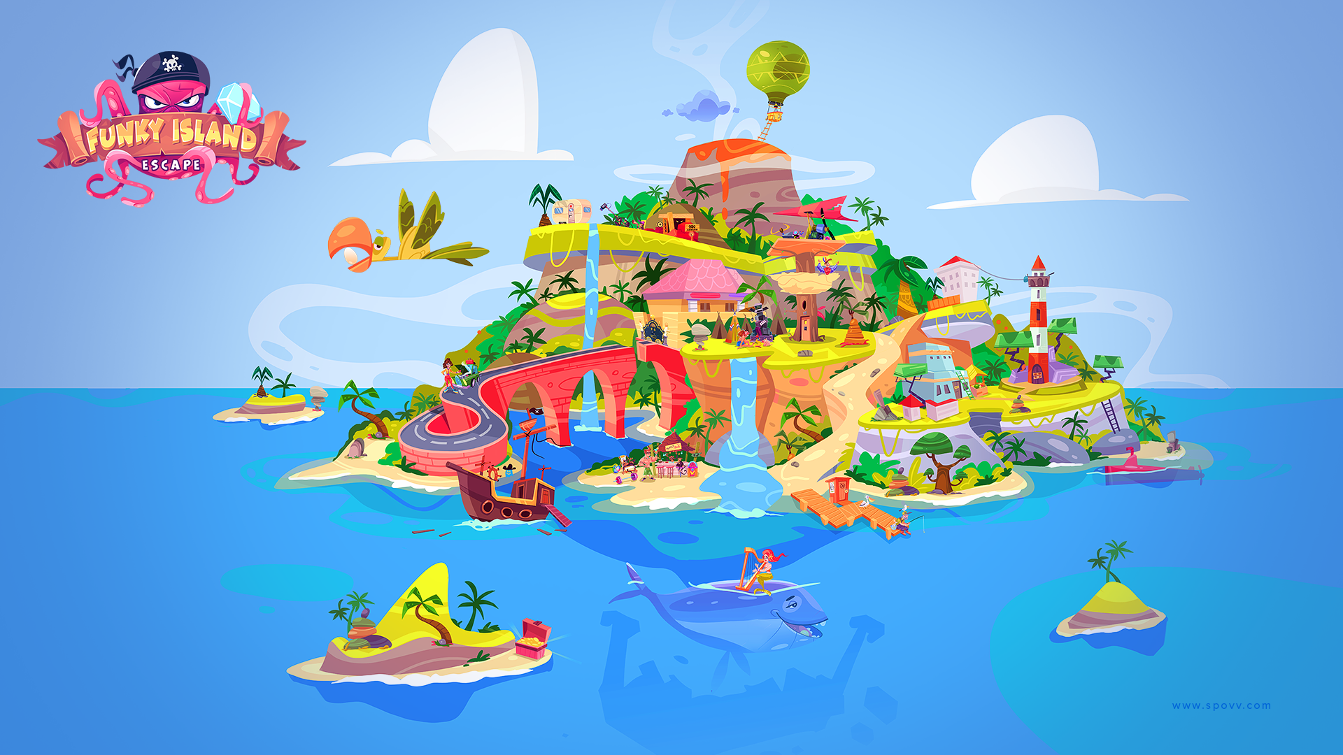 Happy island. Игра про воздушные острова. Игра побег с острова. Funky Island Escape. Английские острова.