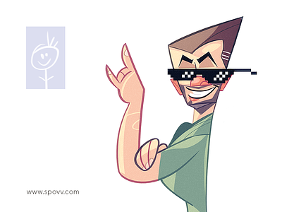 Spovv's Expressions avatar cartoon character characterdesign drawing expression expressions face fun illustration process spovv