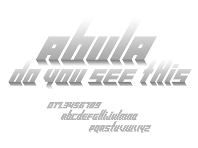 Abula character dribbble font geometric letterform letterforms lettering spovv warm up weekly weekly warm up