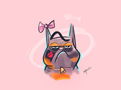 Heartbreaker avatar cartoon cat character characterdesign drawing fun illustration process spovv