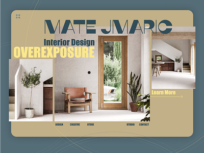 Web-design for interior design Studio