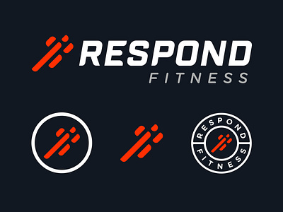 Fitness Branding branding design fitness identity illustration logo type typography