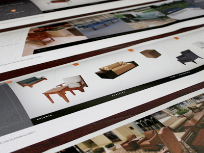 Furniture - Color Proofs accordion brochure furniture