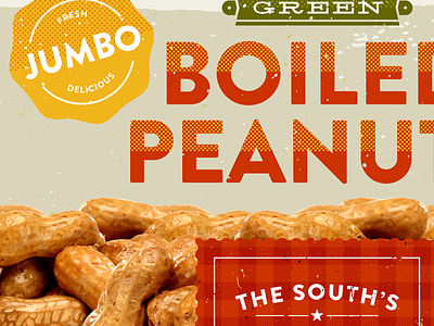 The South's Favorite Snack can design food package peanut snack south type