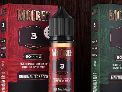 McCree Branding & Package Design branding design identity logo packaging product retail tobacco type typography vapor