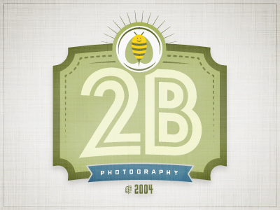 Photo Logo Revised badge bee crest logo natural photography ticket