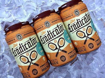 The Eradicator beer beverage can food illustration kidsinthehall label package typography