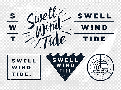 Surf Company Logo Design apparel branding clothing identity logo surfing typography website
