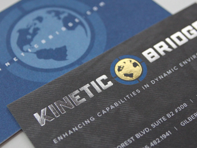 Foil business card