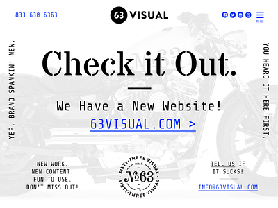 63 Visual Website Launch