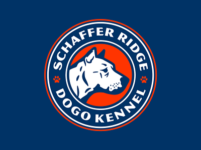 Dog Kennel Logo branding design identity illustration logo type typography