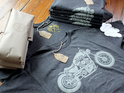 63 Shirt clothing design grey merchandise motorcycle paper print product promo screen shirt sportster stickers tags