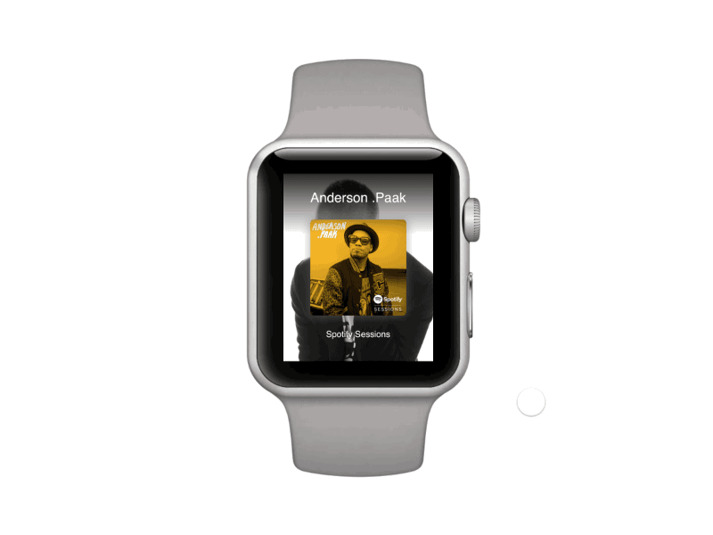 Spotify + Framer app apple applewatch framer framerjs prototype prototyping spotify ui ux watch watchos