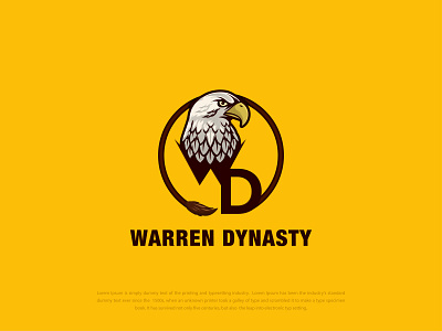 Warren Dynasty abstract logo brand identity creative logo detail logo eagle eagle logo eagle mascot graphic design illustration logo logo design mascot