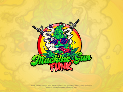 Machine Gun Funk abstract logo brand identity creative logo design graphic design illustration logo logo design minimal logo ui