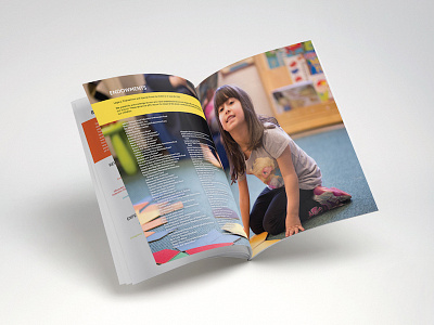 MJDS Annual Report WIP annual report elementary mockup print school