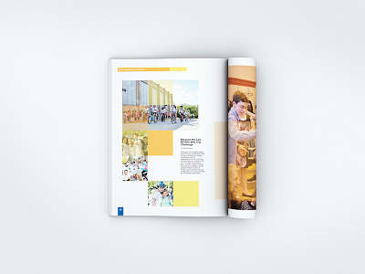 MJDS Annual Report 2016-17 Spread annual report design print school