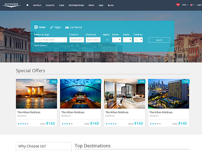 Home Page travel